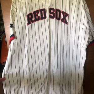 red sox pinstripe jersey